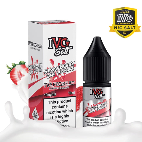 IVG Salt Strawberry Jum Yoghurt 10ml 20mg