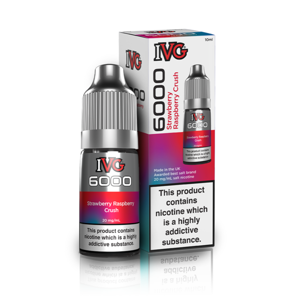 IVG 6000 Salt Strawberry Raspberry Crush 10ml 20mg